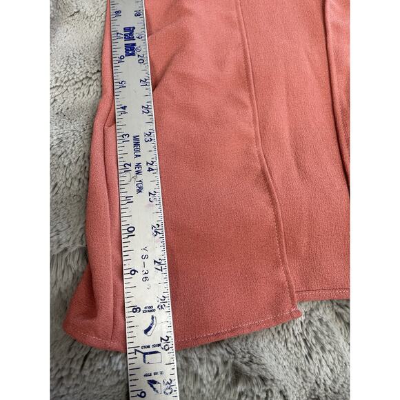 Women’s Pants Split Front Soft Wide Leg High Waist Peach Size Small Acaci - Picture 9 of 11